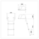 Escalera de baño telescópica 2250