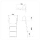 Escalera de baño plegable 2320